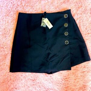 Black Skort Size L Streetwear Society