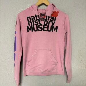 Freecity Natural History Museum Pink Hoodie Sweatshirt Size 1 (S)