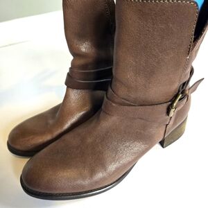 J.Crew Ryder Harness Short Ridding Brown Boots Women's Size 9