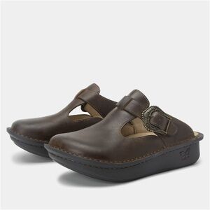 Alegria Classic Oiled Brown Leather Classic Clog