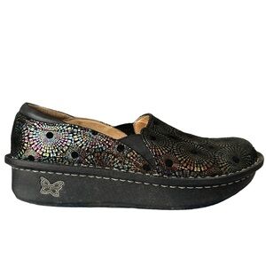 Alegria Debra Spin Dr. Leather Clogs/Slip On - Multicolour