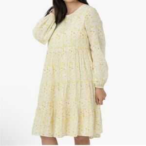 Kindred Bravely Millie Tiered Nursing & Maternity Long Sleeve Dress