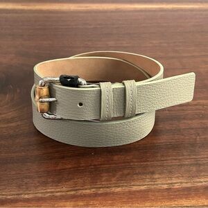 Tanner Pebbled Leather Belt Made in Italy Size Medium NWOT