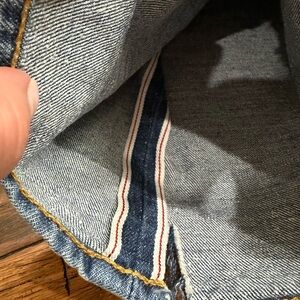 Levi’s 501 Big E Selvedge denim W32 L34 rare htf vintage jeans