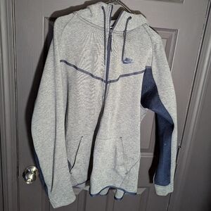 NIKE Tech Sportswear Fleece Drill Zip Up Hoodie