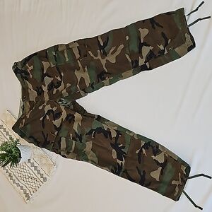 Men's Authentic Nato Camouflage Army Grunge Field Pants Medium-Regular