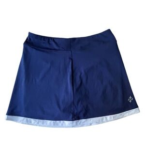 JoFit Navy Blue & White Tennis Golf Pickleball Skort, Medium