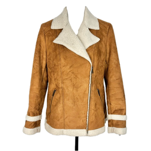 Old Navy faux-shearling moto jacket