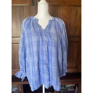 Entro Size Small‎ Women's Blouse Long Sleeve Boho Style