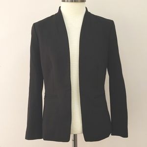 J Crew 365 Black Going Out Blazer In Stretch Twill, Size 4