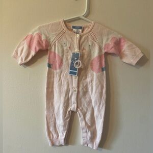 NWT Jacadi Paris Cotton/Cashmere Bodysuit 3Month