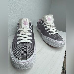 K-Swiss sneakers/tennis shoes lace up  pink grey Size 6.5