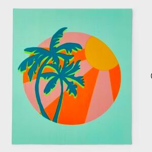 COPY - Sun squad jumbo palm tree 100% cotton beach towel 60 x 72 in