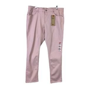 Levi’s Women’s Jeans NEW Classic Mid Rise Skinny Ankle Soft Pink Size 18 34W 30L