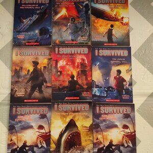 Lot of 9 I Survived books By Lauren Tarshis