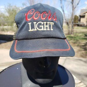 Vintage 90s Coors Light Trucker‎ Hat Snapback