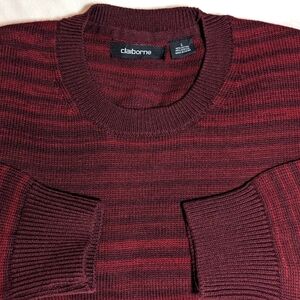 Claiborne Sweater Mens Size Large Crewneck Ribbed