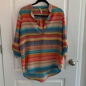 TRUTH Multicolor blouse. Size Large EUC