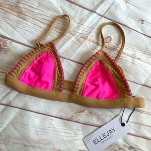 NWT Ellejay Bikini Top XS