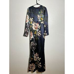 Project D Elle silk floral maxi dress