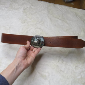 1986 C+J Bow‎ Hunter leather vintage belt