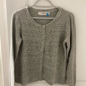 Sparrow from Anthropologie LS grey button down cardigan sweater size M