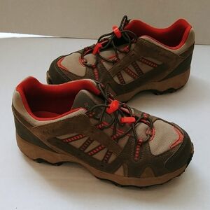 Columbia Hikers Sneaker Shoes Tan / Orange Kids Size 4