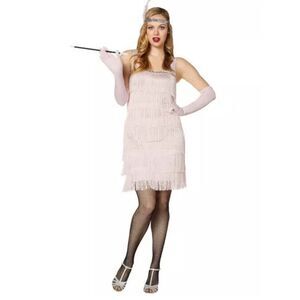 Adult Fancy Flapper Costume - Spirit Halloween Adult Small (4-6) - Dress ONLY