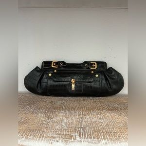 Maxximum Croc Embossed Clutch‎ Purse