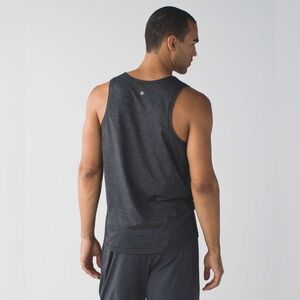 LULULEMON || Open Up Tank in Heathered Black Size Small