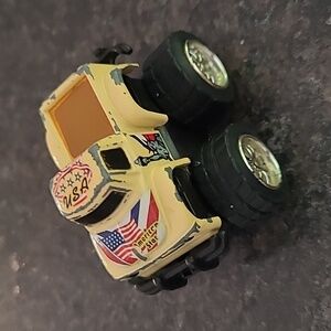 Retro 1990's Friction Monster Truck Pull Back  car