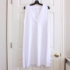 Lake White Pima Cotton Knit Tank Night Gown