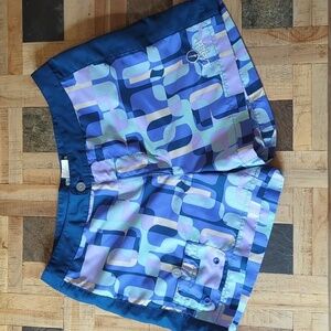 Liquid - Purple & Blue Swim Shorts