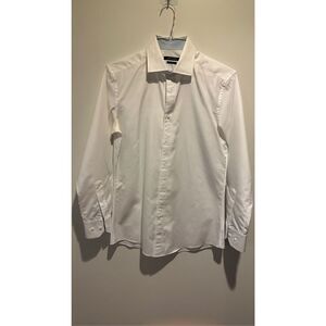 Indochino Men’s White Dress Shirt Custom Fit - 15.5/30