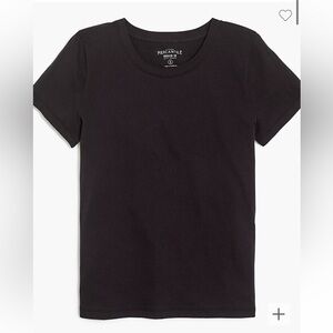 J crew black broken in short sleeve tee shirt