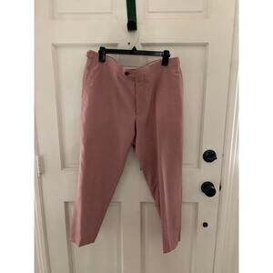 Nordstrom Mens Chinos Pants Cropped Size 32 Dusty Rose New