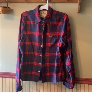 MEN’S Hollister Long sleeve Flannel shirt