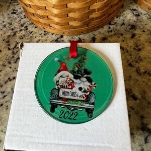 HANDMADE 2022 Glass Christmas Ornament