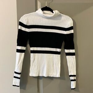 Evereve Ella Apres Ski Turtleneck Sweater Sz S Ribbed