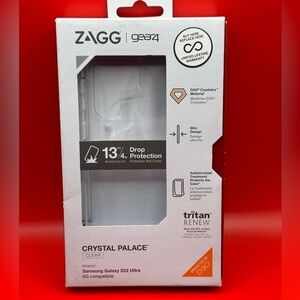 New ZAGG Gear 4 Crystal Palace case for Samsung galaxy S 22, S 22+, S22 ultra