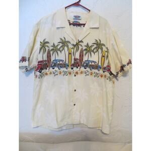 Pacific‎ Legend Classic Car Hawaiian Style Shirt Men Size 2X