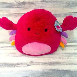 Squishmallows Cyra Fuzz-A-Mallows Cyra the Crab is Fuzzy & Soft ❤️ NWT