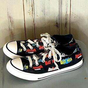 CONVERSE Chuck Taylor All Star OX Batman Shoes youth size 2