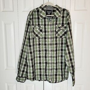 Akademiks 4X mens button up mens shirt.