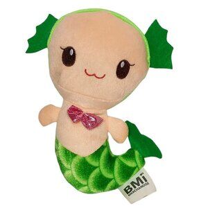 BMI Green Mermaid Plush Sea Creature Stuffed Animal 2017 9"