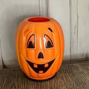 Vintage Halloween Jack O Lantern Pumpkin Blowmold decoration light tiki cover