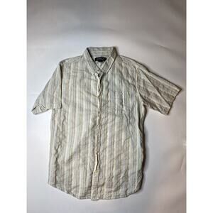 Ezekiel Utah Mens Size Large Striped Shirt Button Up Cotton Lightweight Shirt