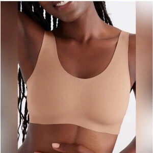 Knix Sz.S Luxelift Pullover Wireless Padded Bra Tan Easy Fit