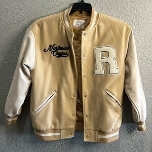 Zara Letterman Jacket size 11/12 “R”