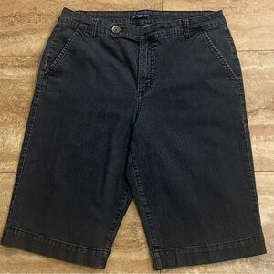 Women’s Bandolino Bermuda Denim Blue Shorts Size 16